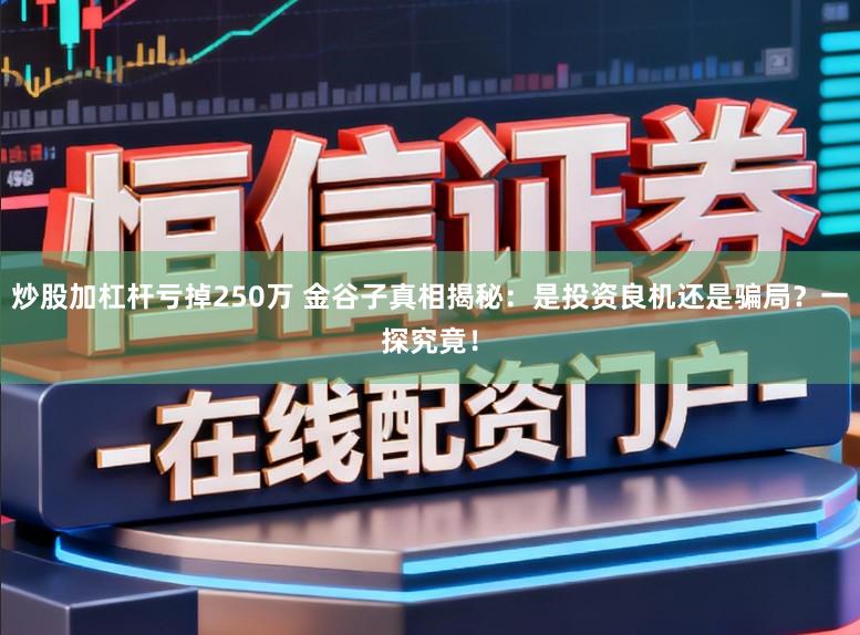 炒股加杠杆亏掉250万 金谷子真相揭秘：是投资良机还是骗局？一探究竟！